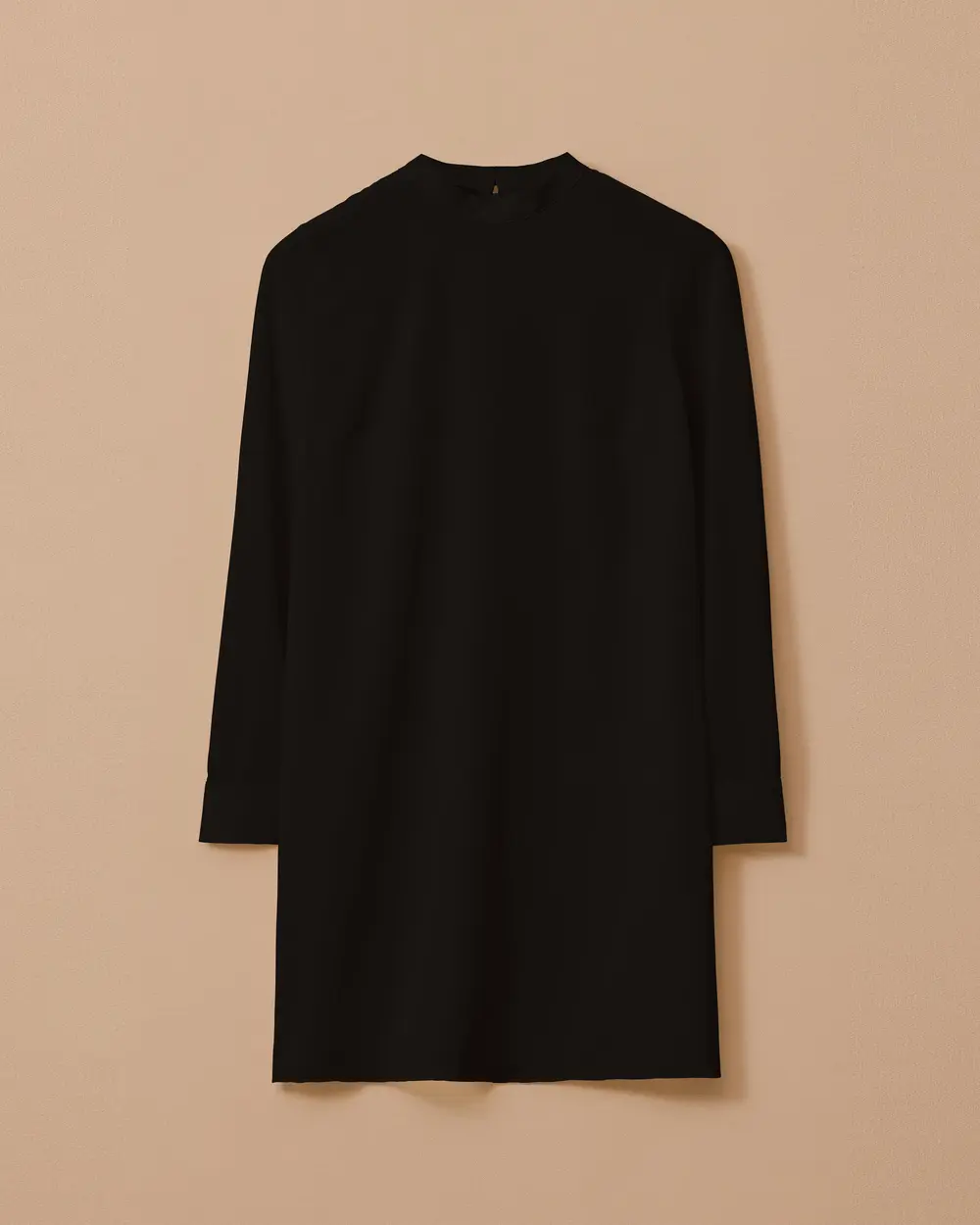 Stand Collar Side Slit Tunic