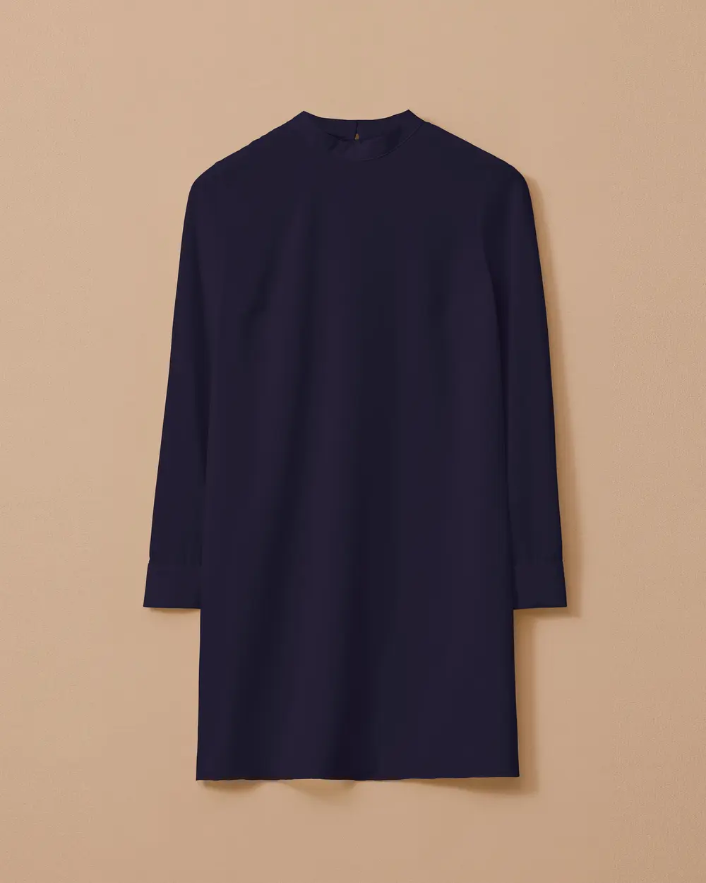 Dik Yaka Yan Yırtmaçlı Tunik