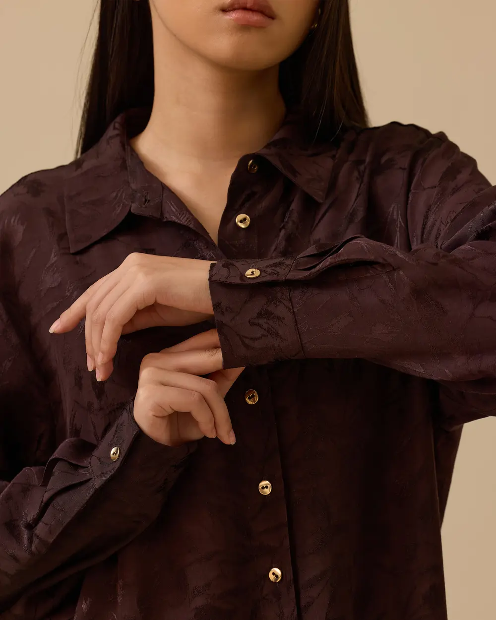 Desenli Uzun Jakar Tunik