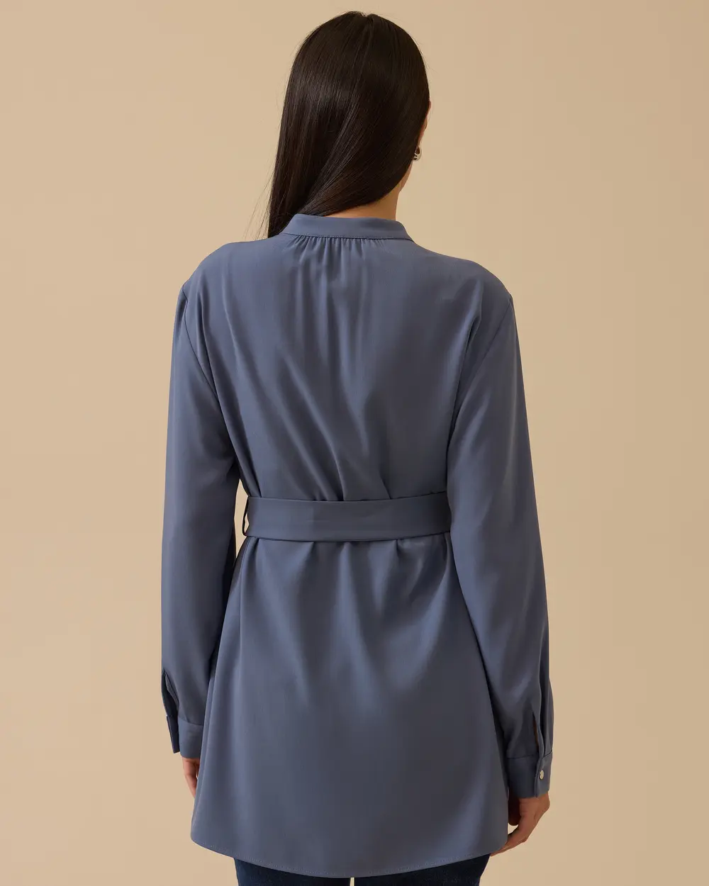 Kuşaklı Taş Detaylı Tunik