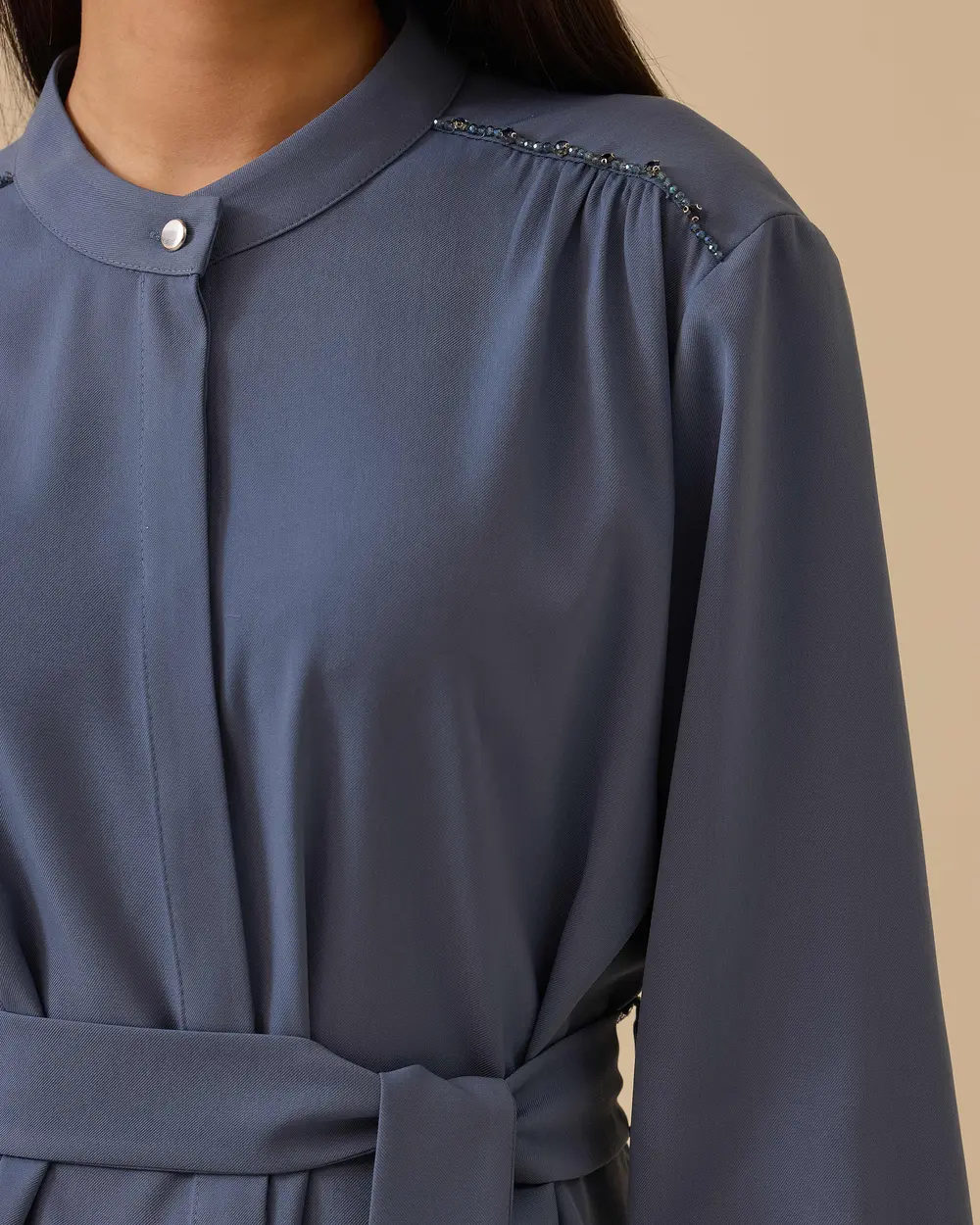 Kuşaklı Taş Detaylı Tunik