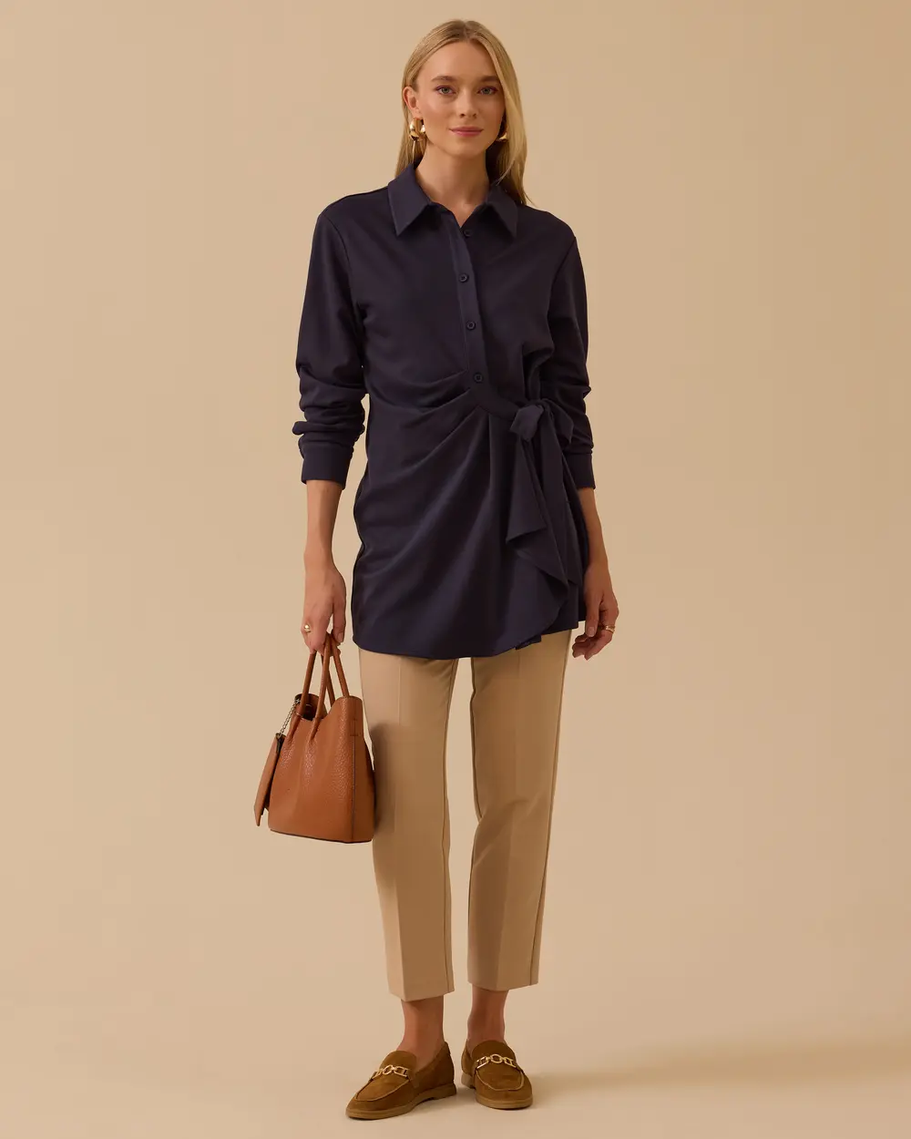 Bağlama Detaylı Tunik