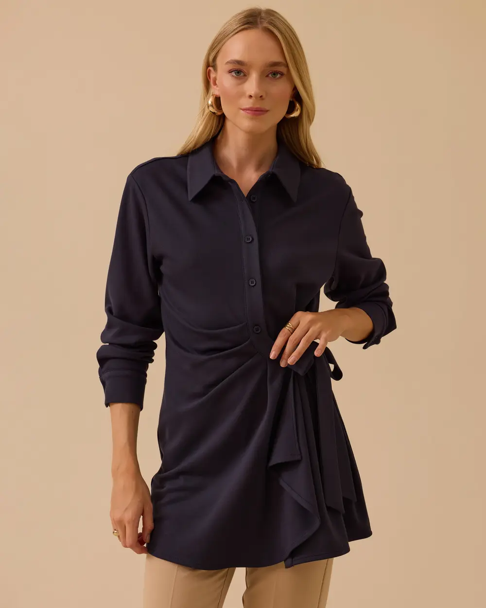 Bağlama Detaylı Tunik