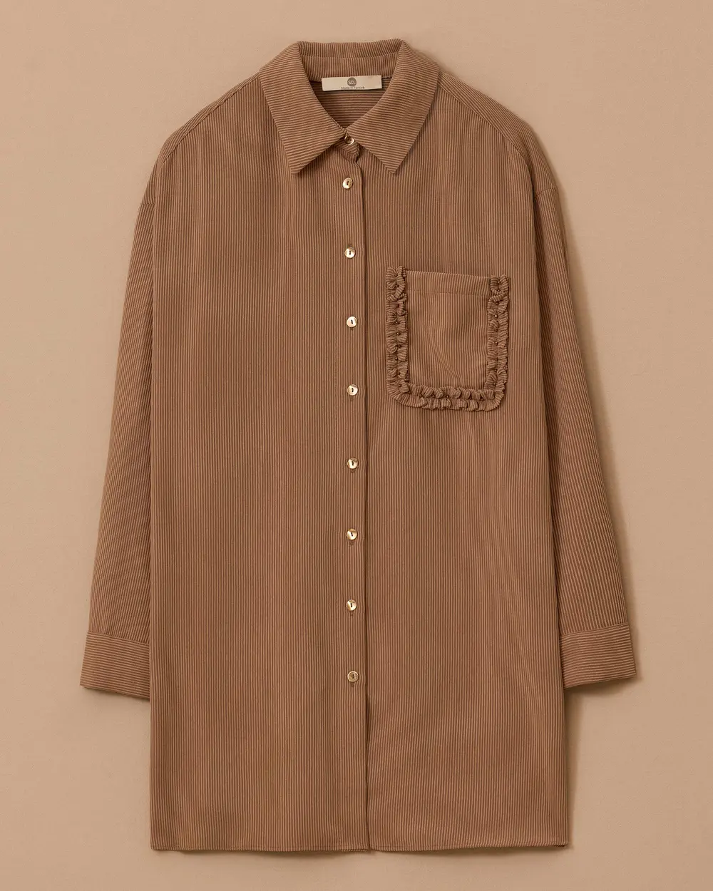 Fitted Ruffle Detailed Tunic