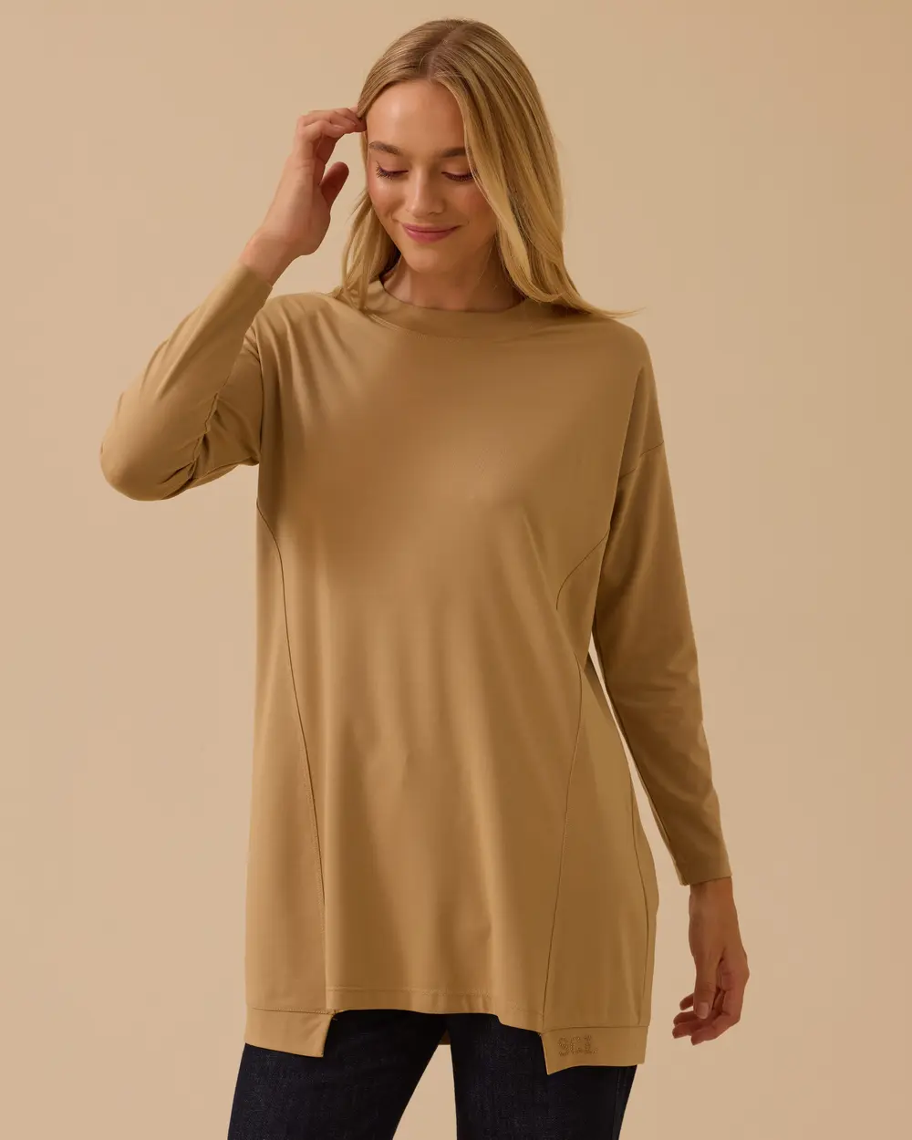 Sıfır Yaka Basic Tunik