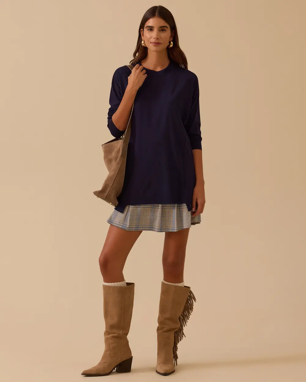 Sıfır Yaka Basic Tunik