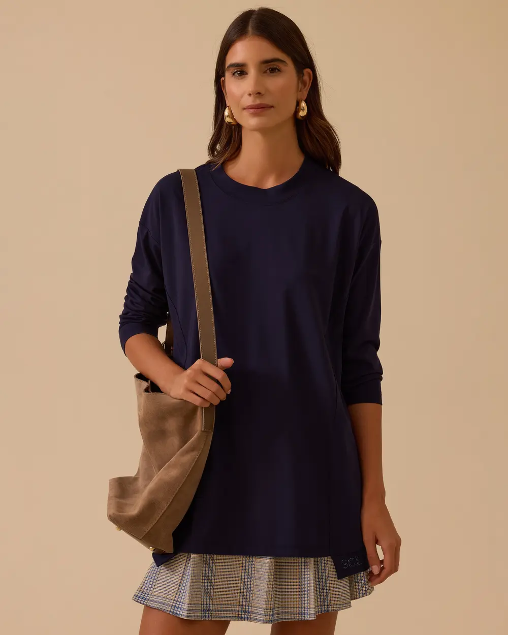 Sıfır Yaka Basic Tunik