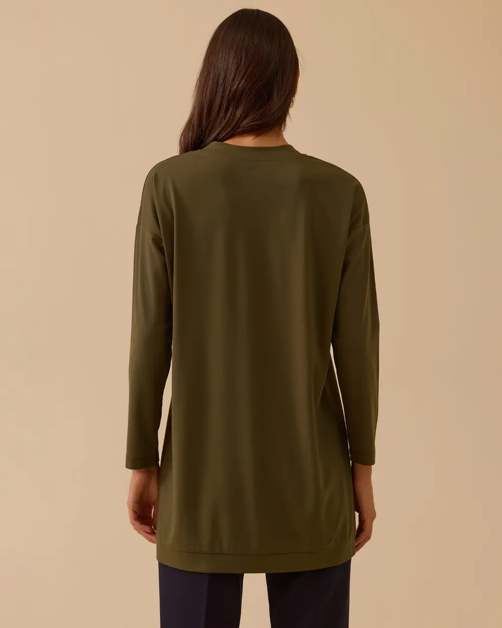 Sıfır Yaka Basic Tunik