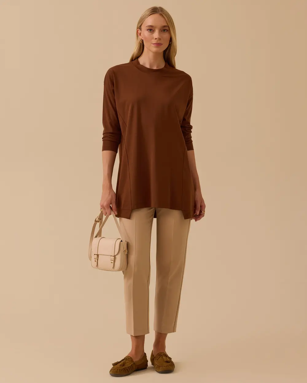 Sıfır Yaka Basic Tunik