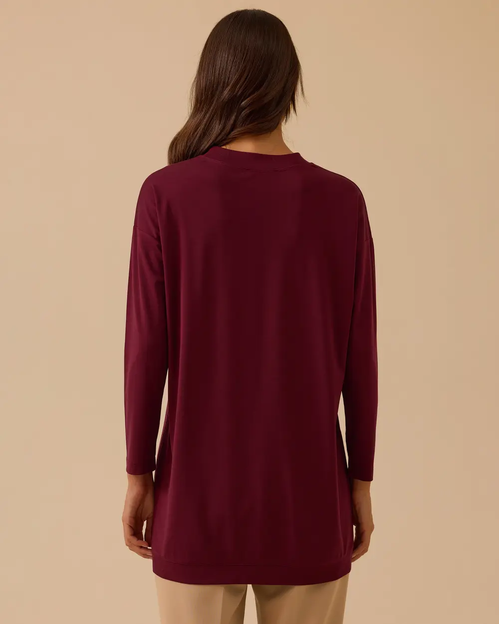 Sıfır Yaka Basic Tunik