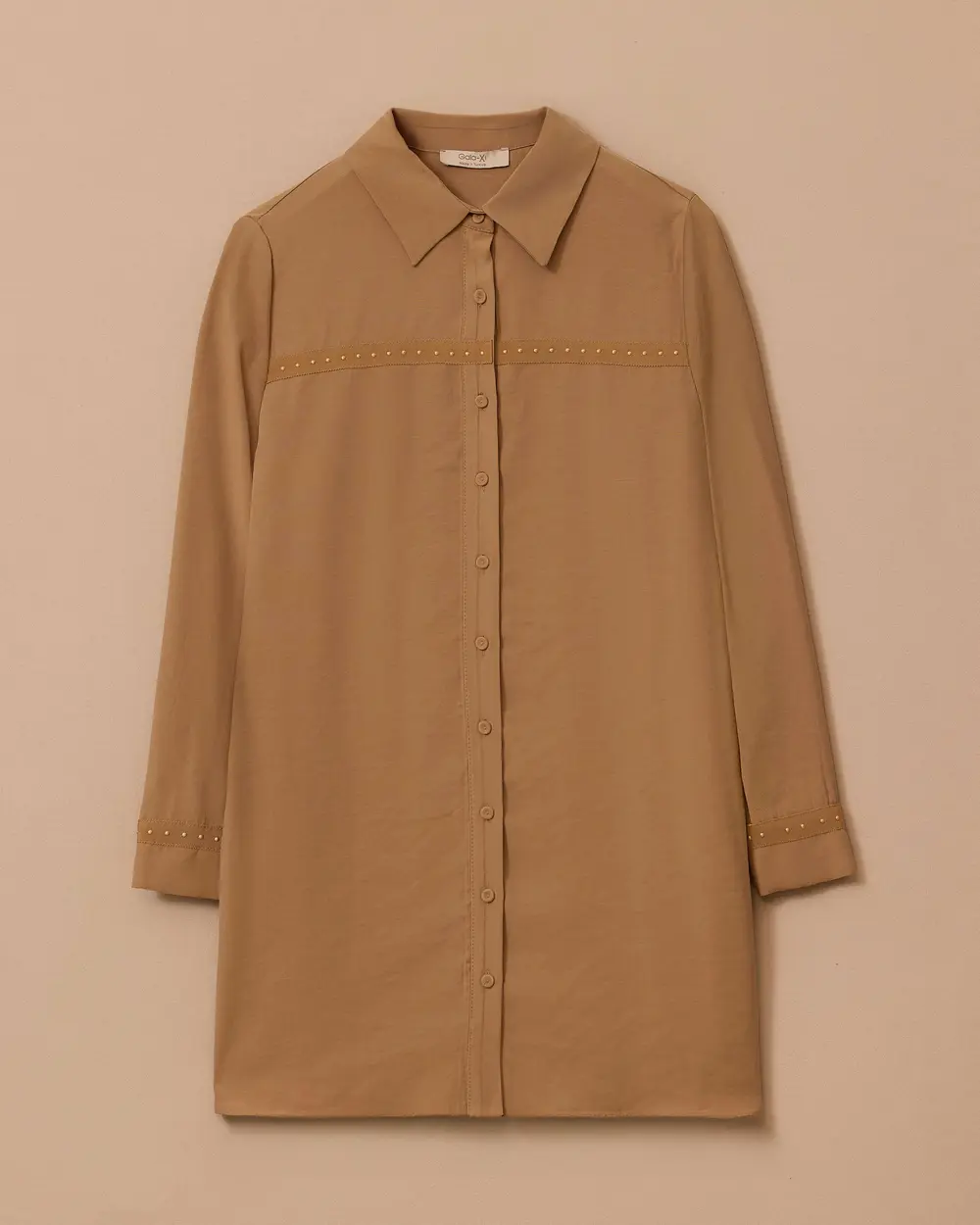 Büyük Beden Şerit Detaylı Tunik