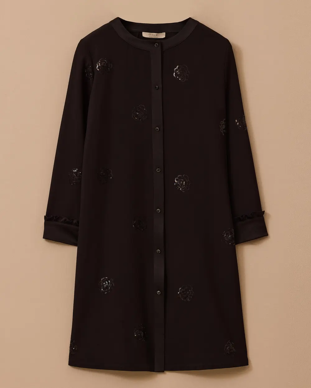 Büyük Beden Pul Detaylı Tunik