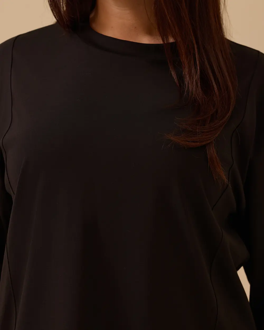 Büyük Beden Uzun Kollu Basic Tunik