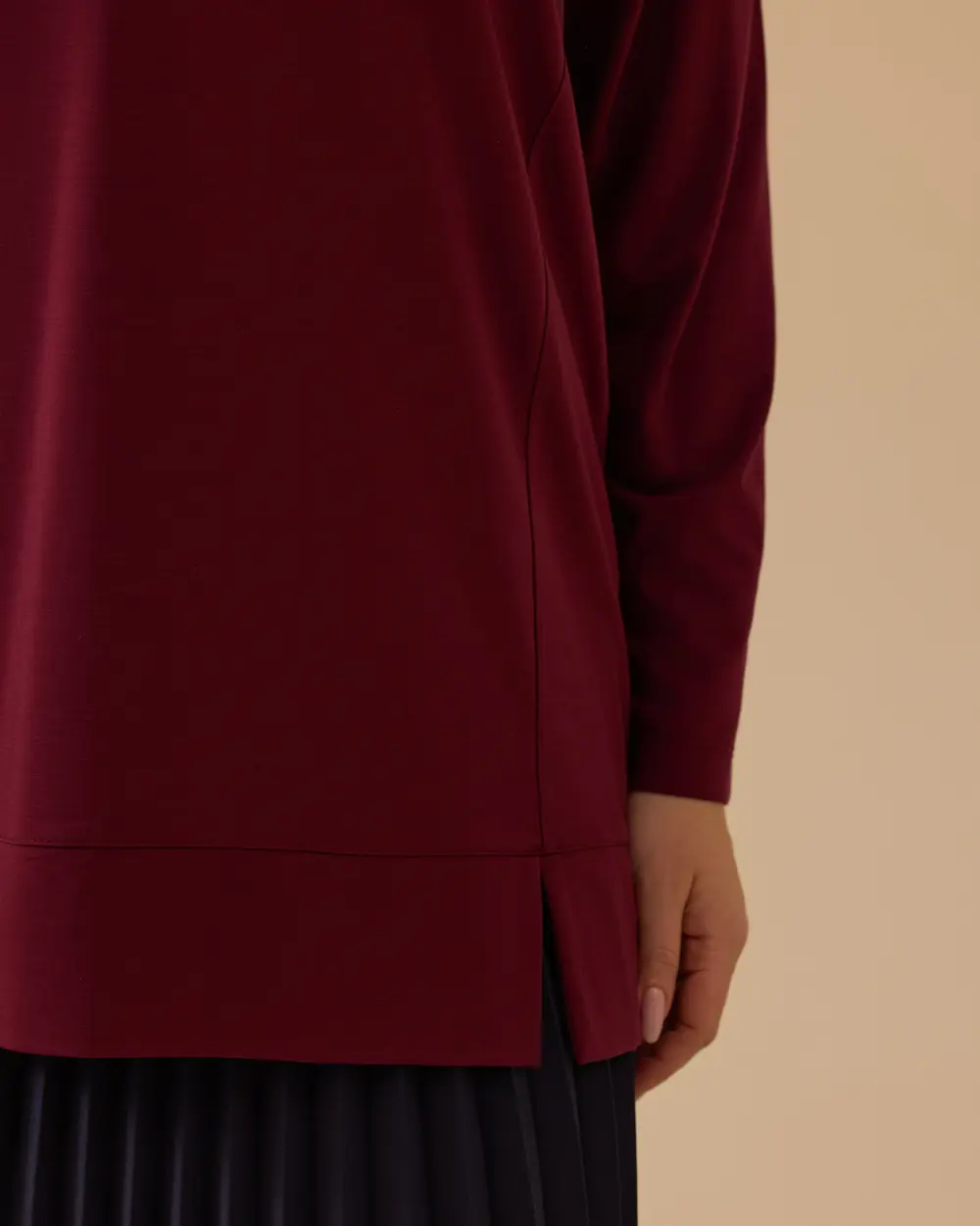 Büyük Beden Uzun Kollu Basic Tunik