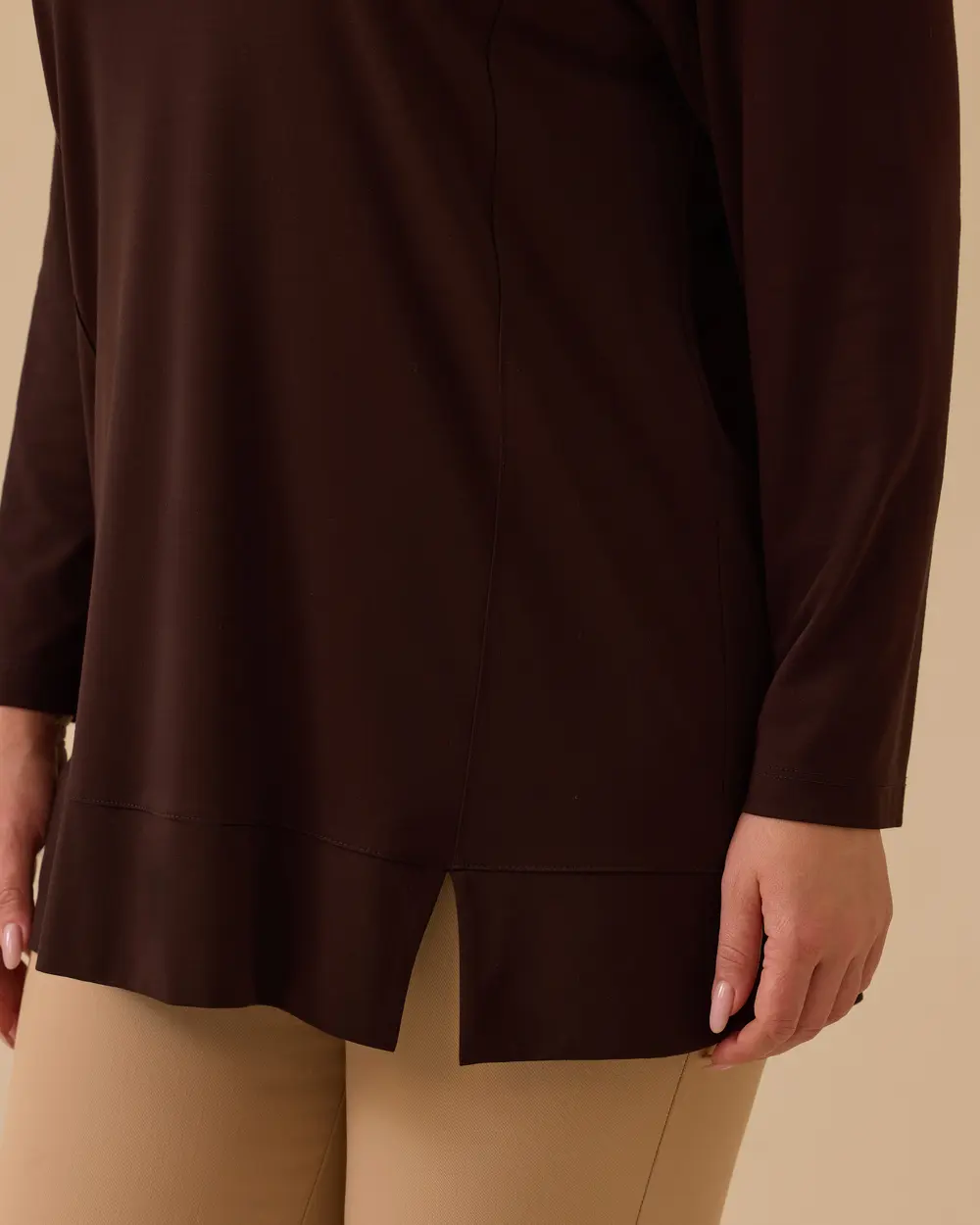 Büyük Beden Uzun Kollu Basic Tunik