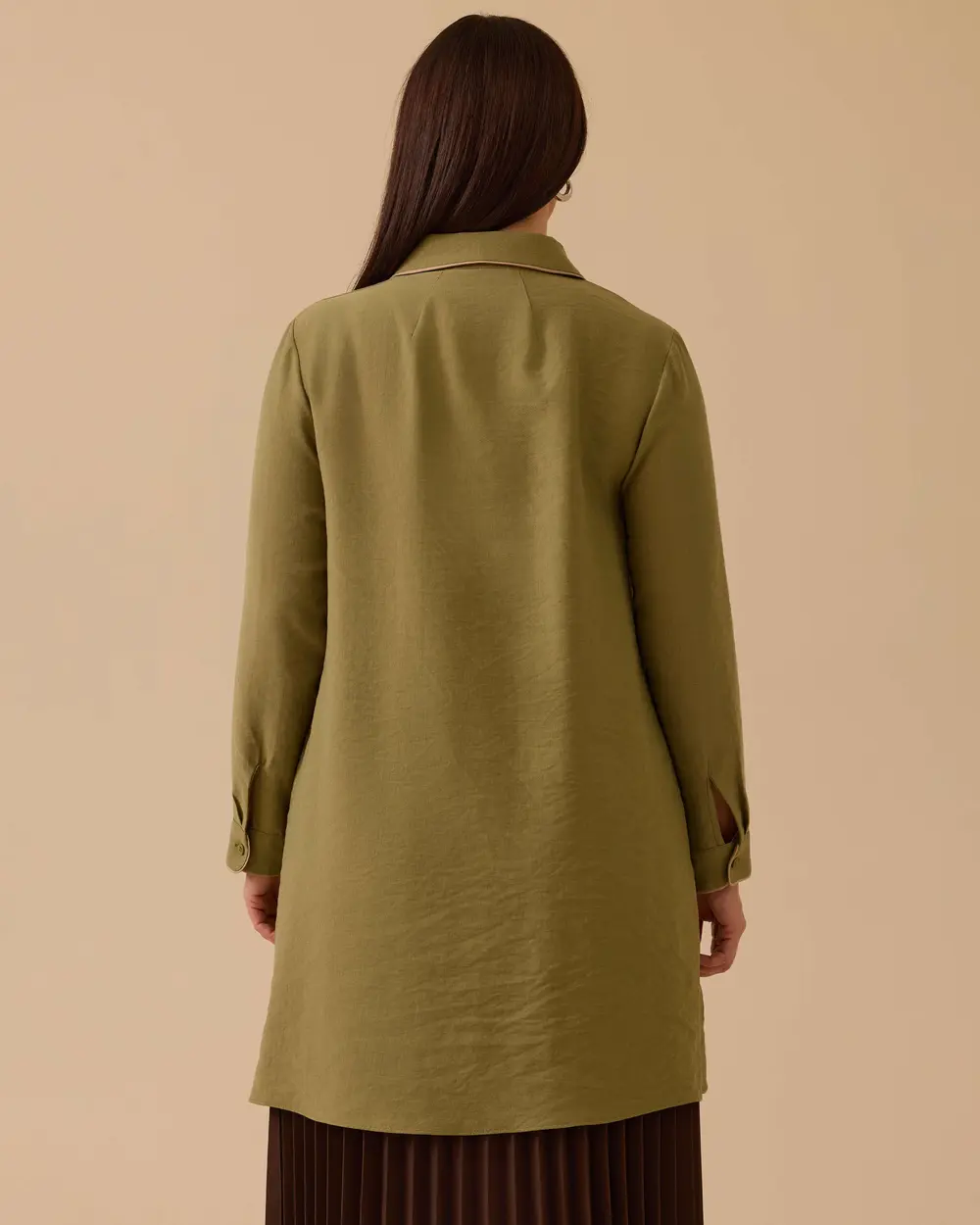 Büyük Beden Biyeli Basic Tunik