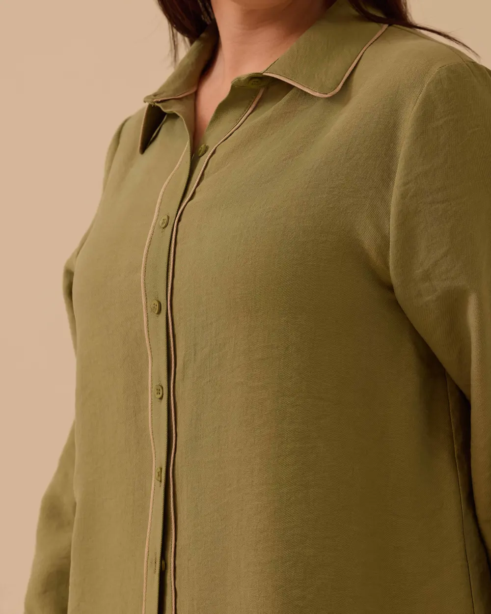 Büyük Beden Biyeli Basic Tunik