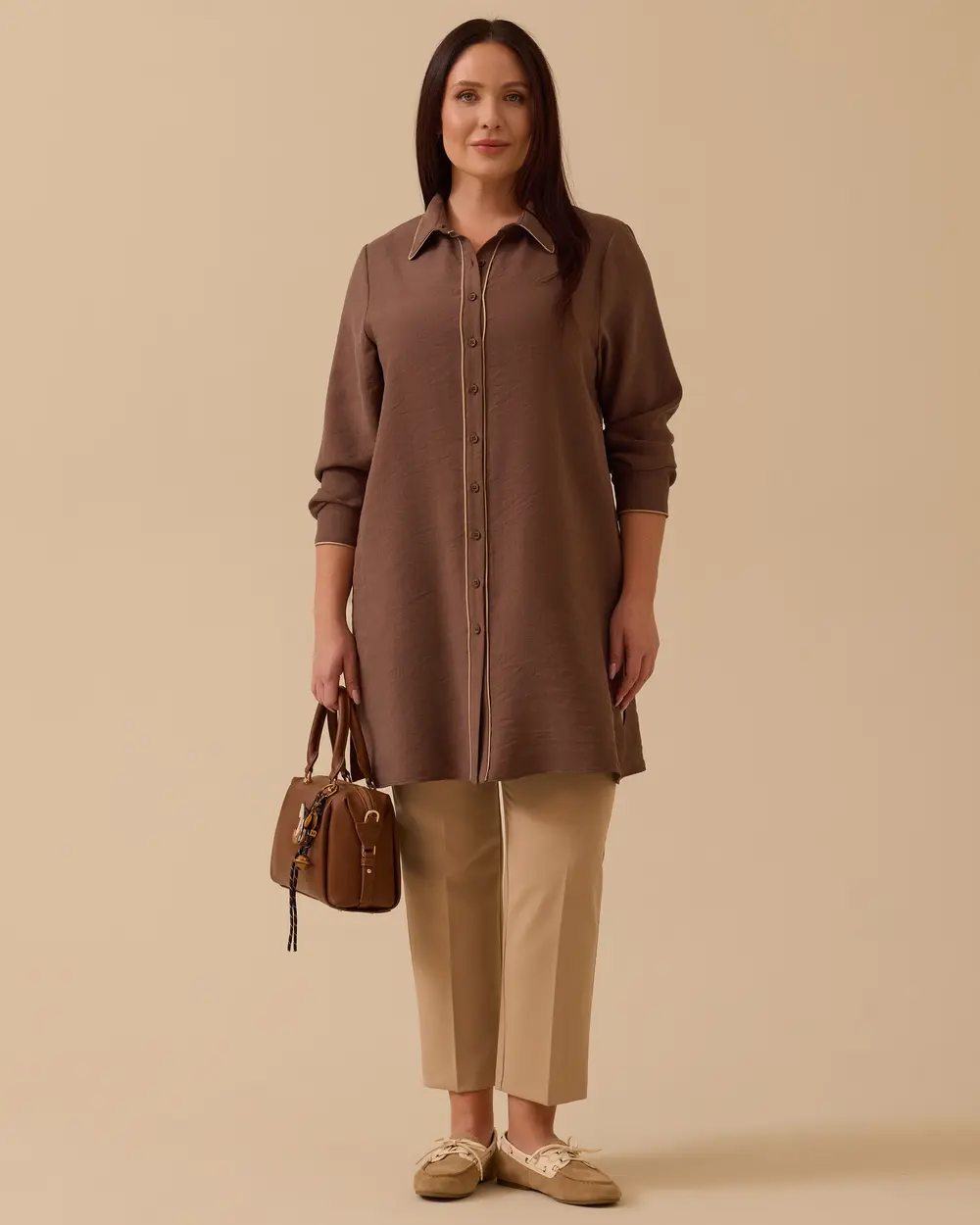 Plus Size Bias Basic Tunic
