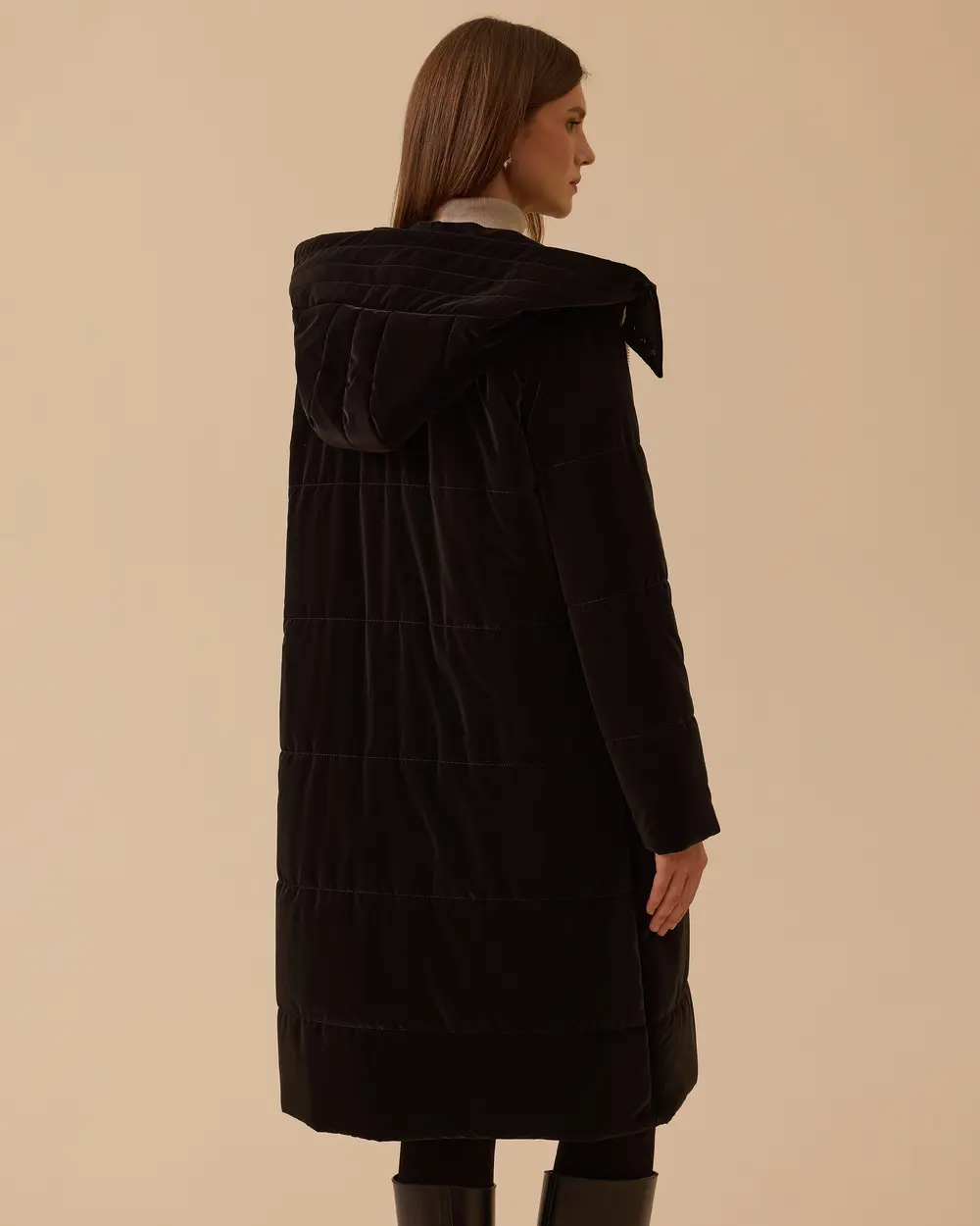 Kapüşonlu Şişme Anorak Kaban