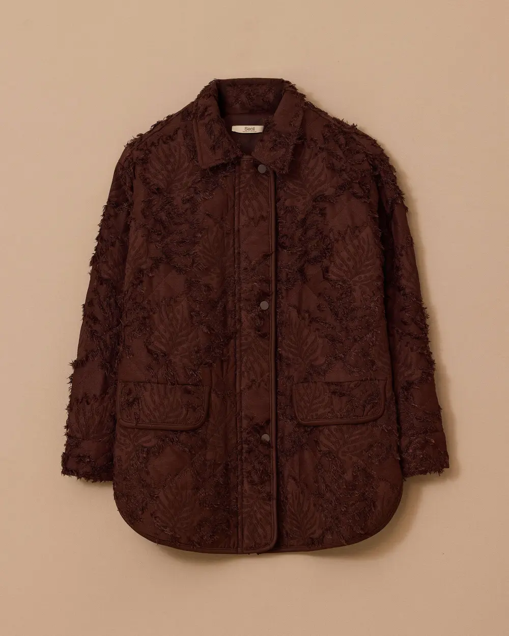 Desenli Dokulu Anorak