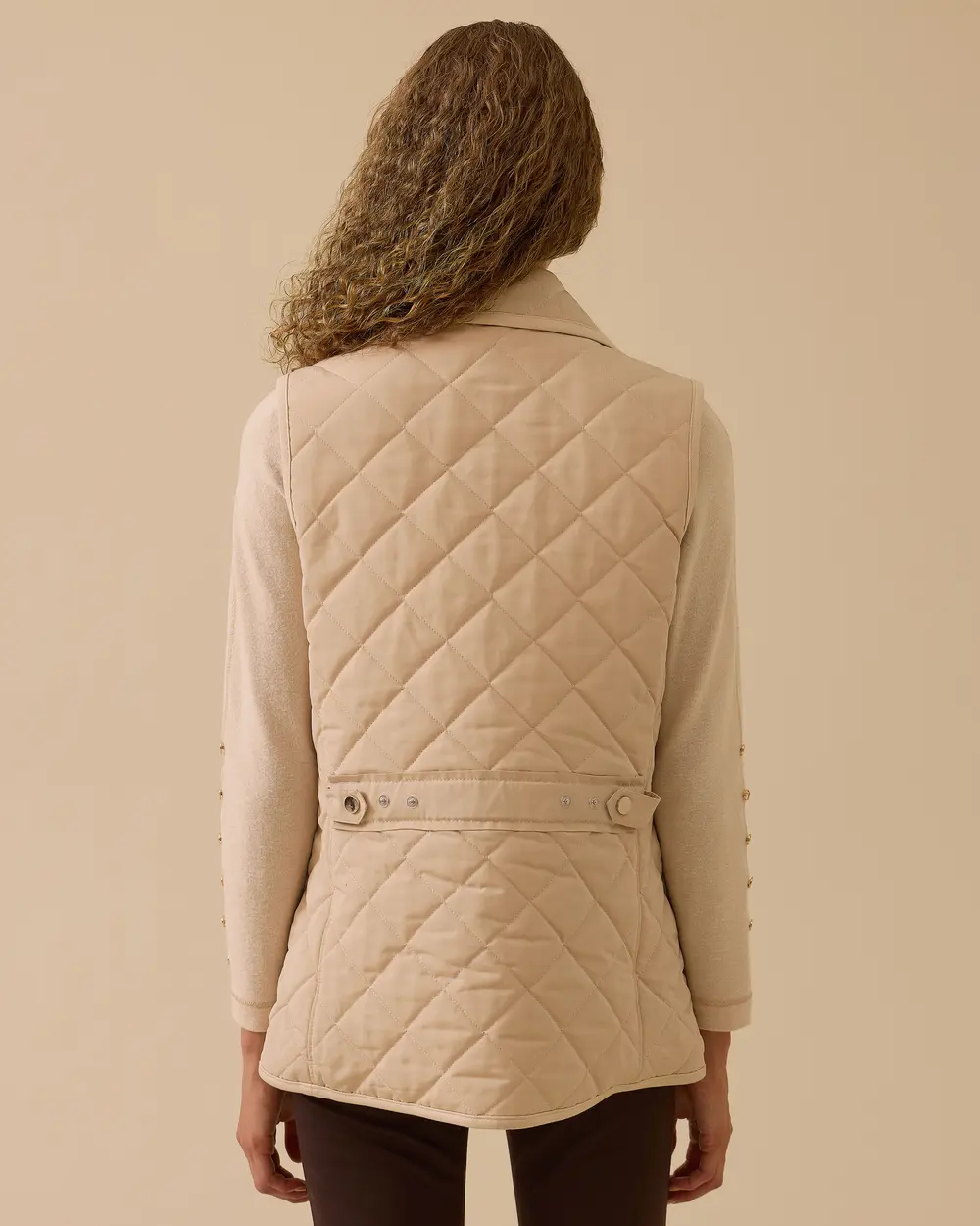 Gömlek Yaka Kapitone Anorak Yelek