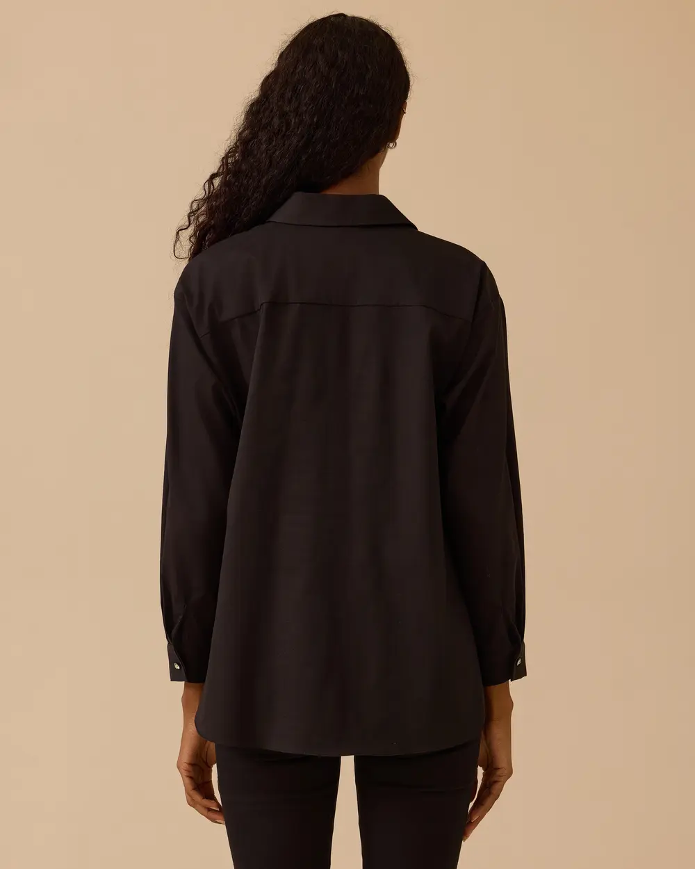 Taş İşlemeli Cep Detaylı Gömlek