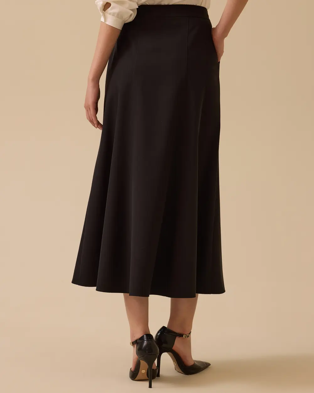 Cepli Midi Kloş Etek