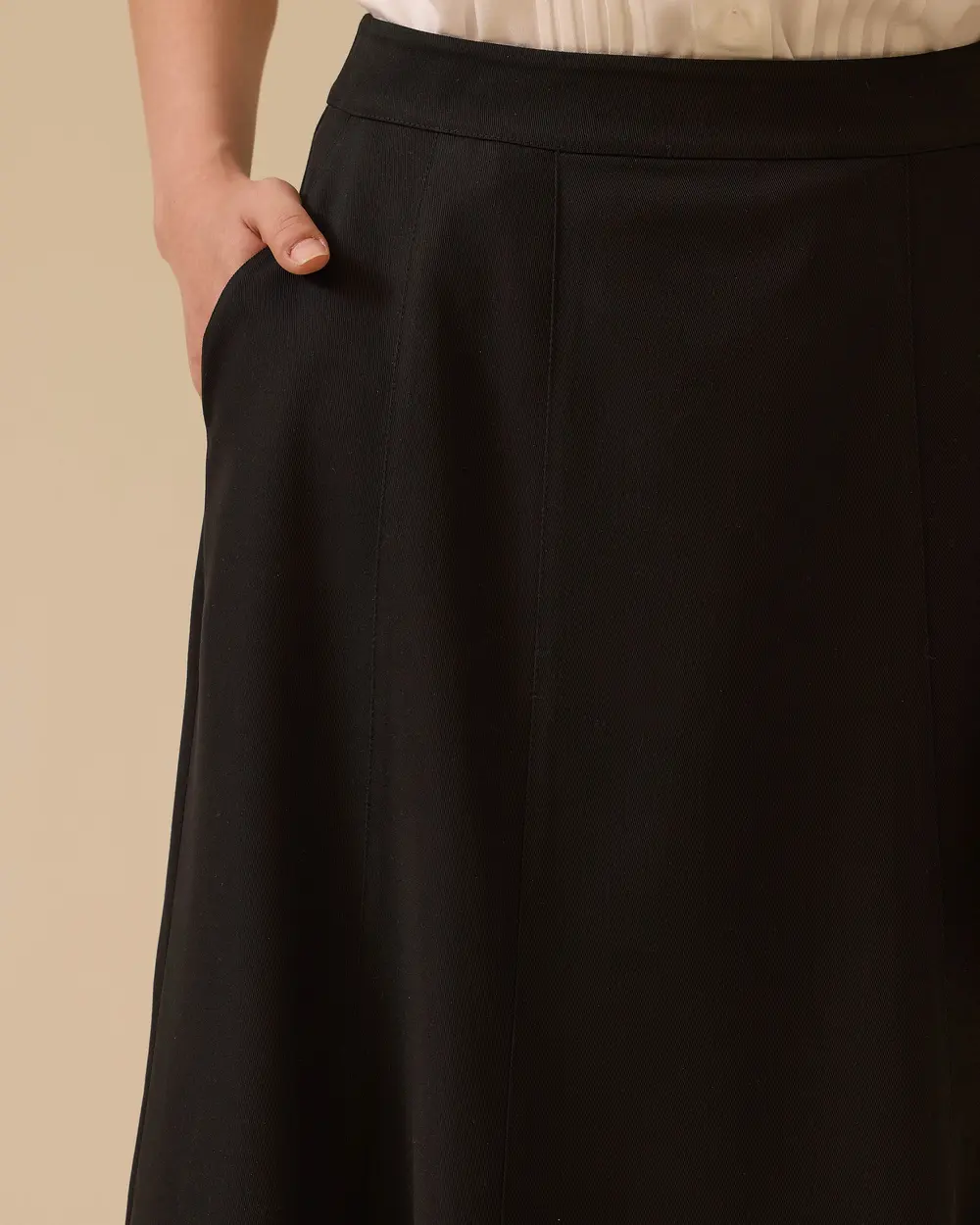 Cepli Midi Kloş Etek