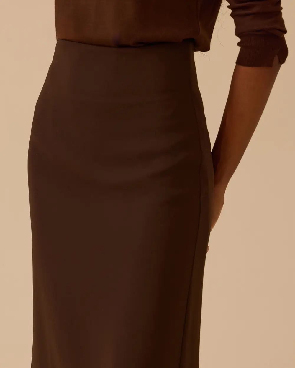 Düz Kesim Uzun Etek