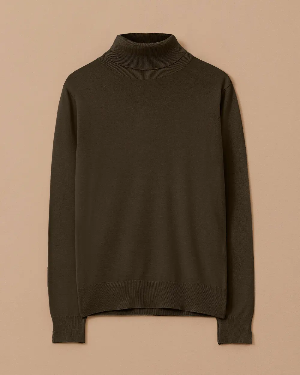 Tam Balıkçı Yaka Örme Triko Bluz