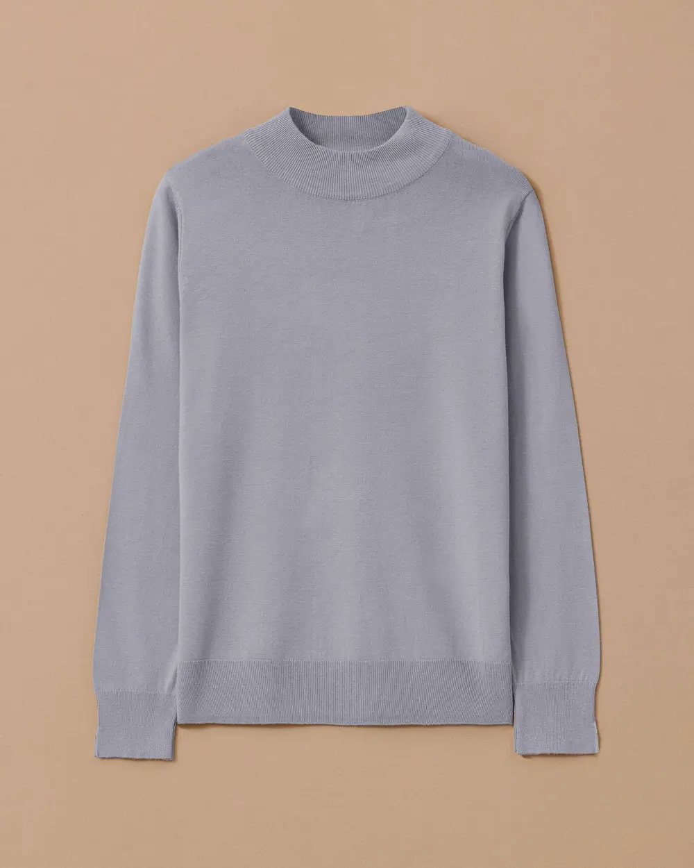 Half Turtleneck Basic Sweater Blouse