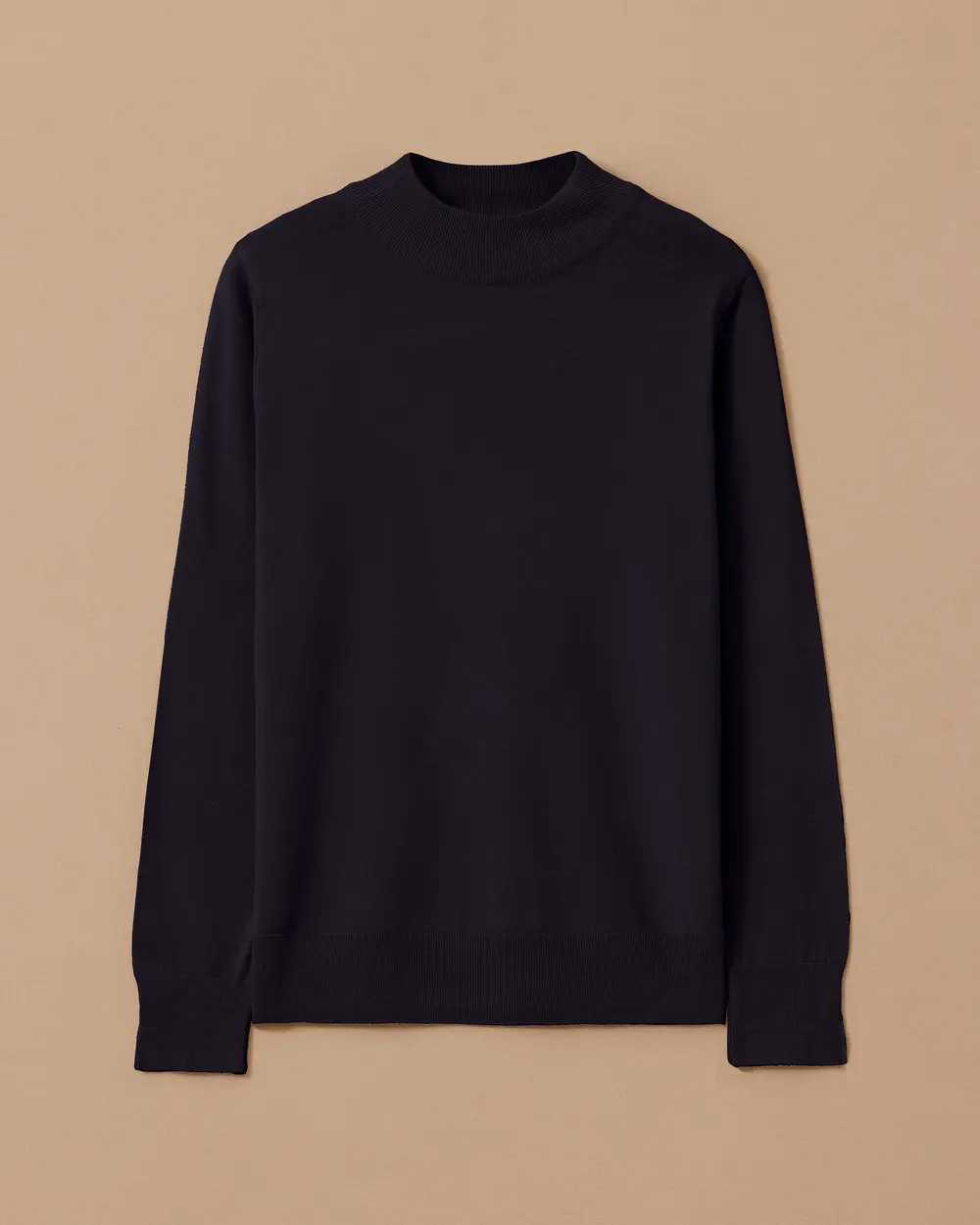 Half Turtleneck Basic Sweater Blouse