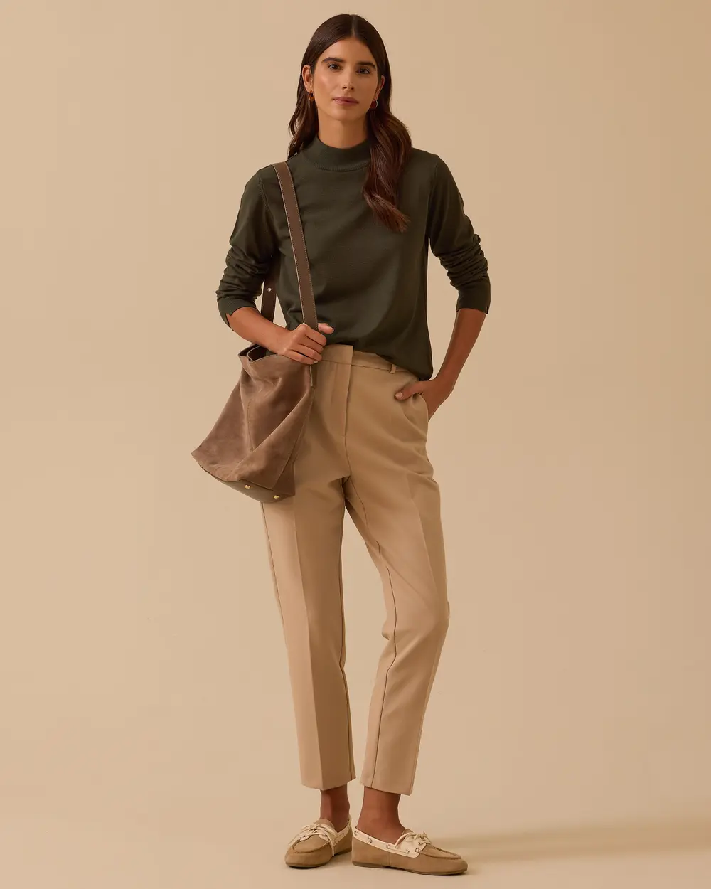 Yarım Balıkçı Yaka Basic Triko Bluz