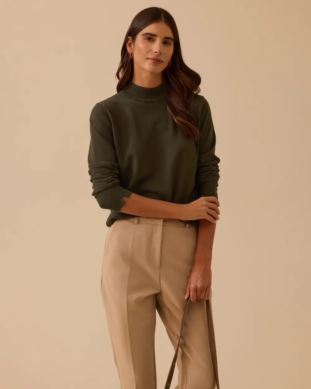 Yarım Balıkçı Yaka Basic Triko Bluz