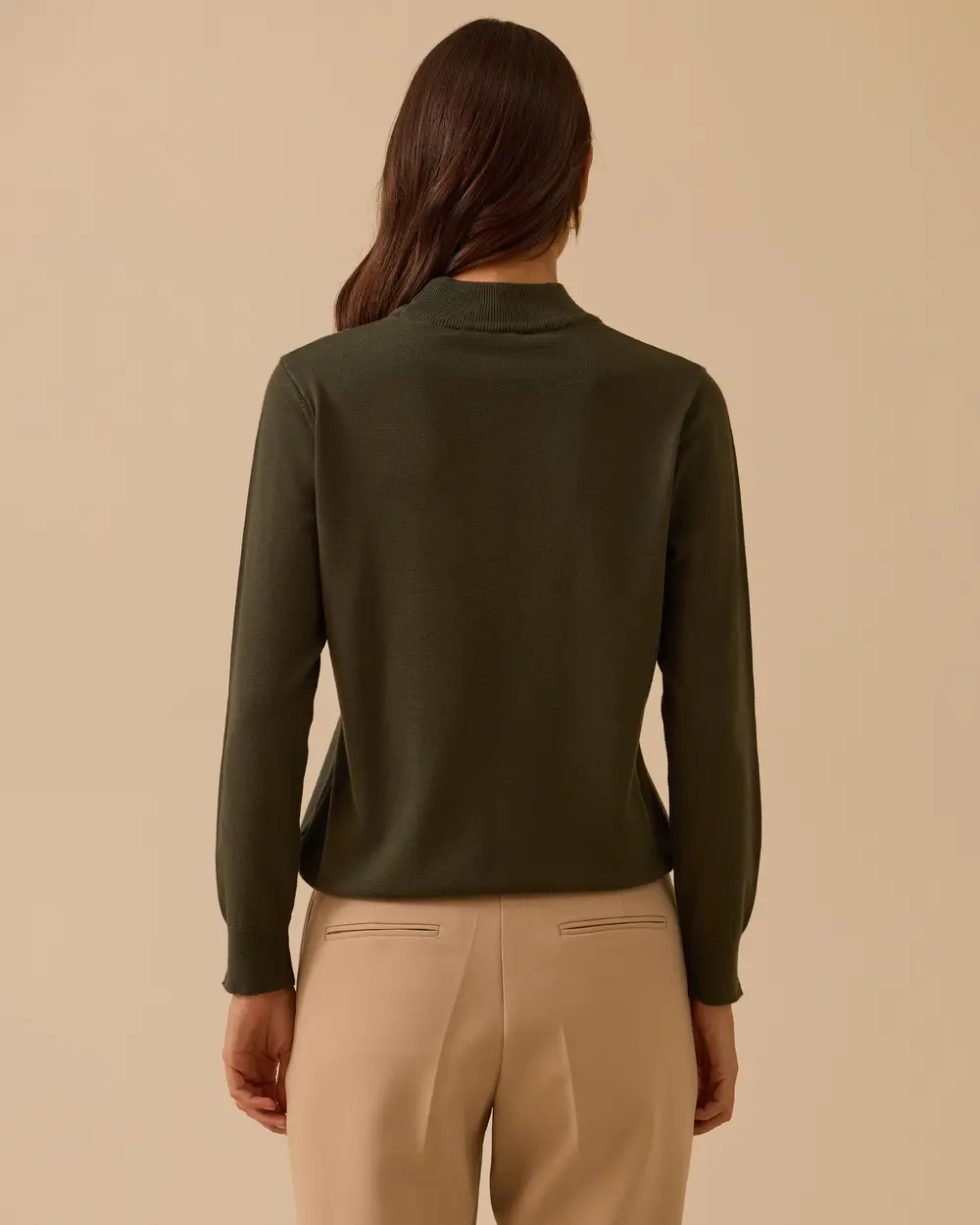 Yarım Balıkçı Yaka Basic Triko Bluz