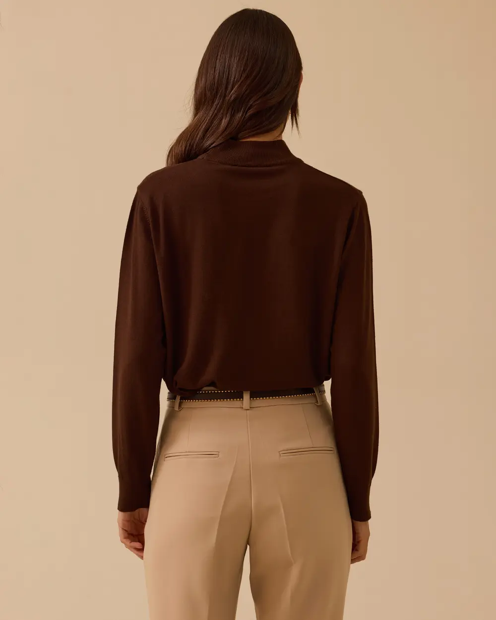 Yarım Balıkçı Yaka Basic Triko Bluz