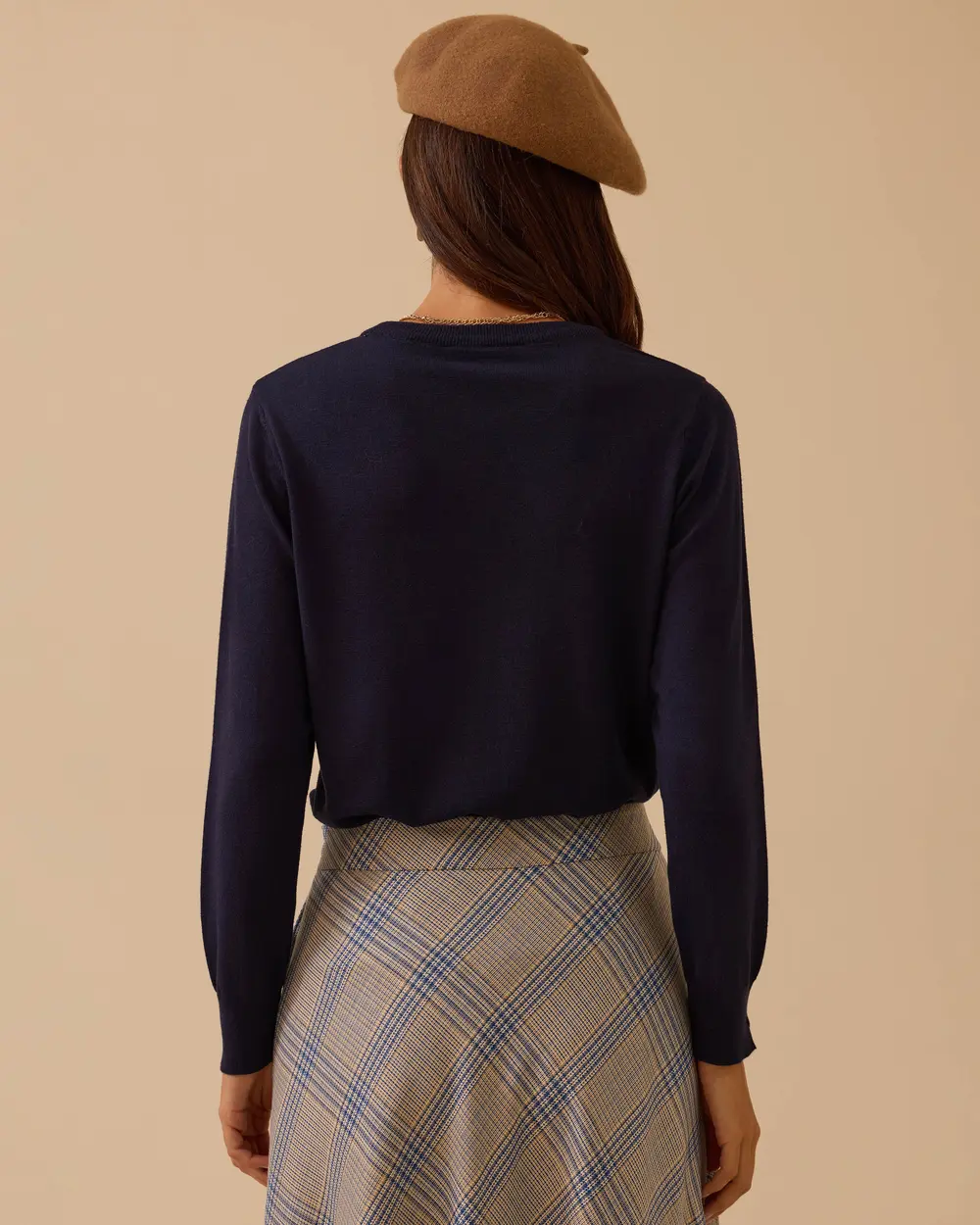 Sıfır Yaka Basic Triko Bluz