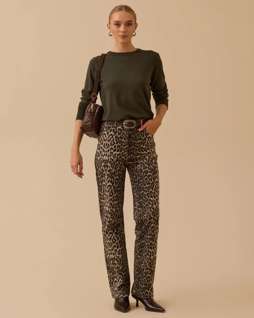 Sıfır Yaka Basic Triko Bluz