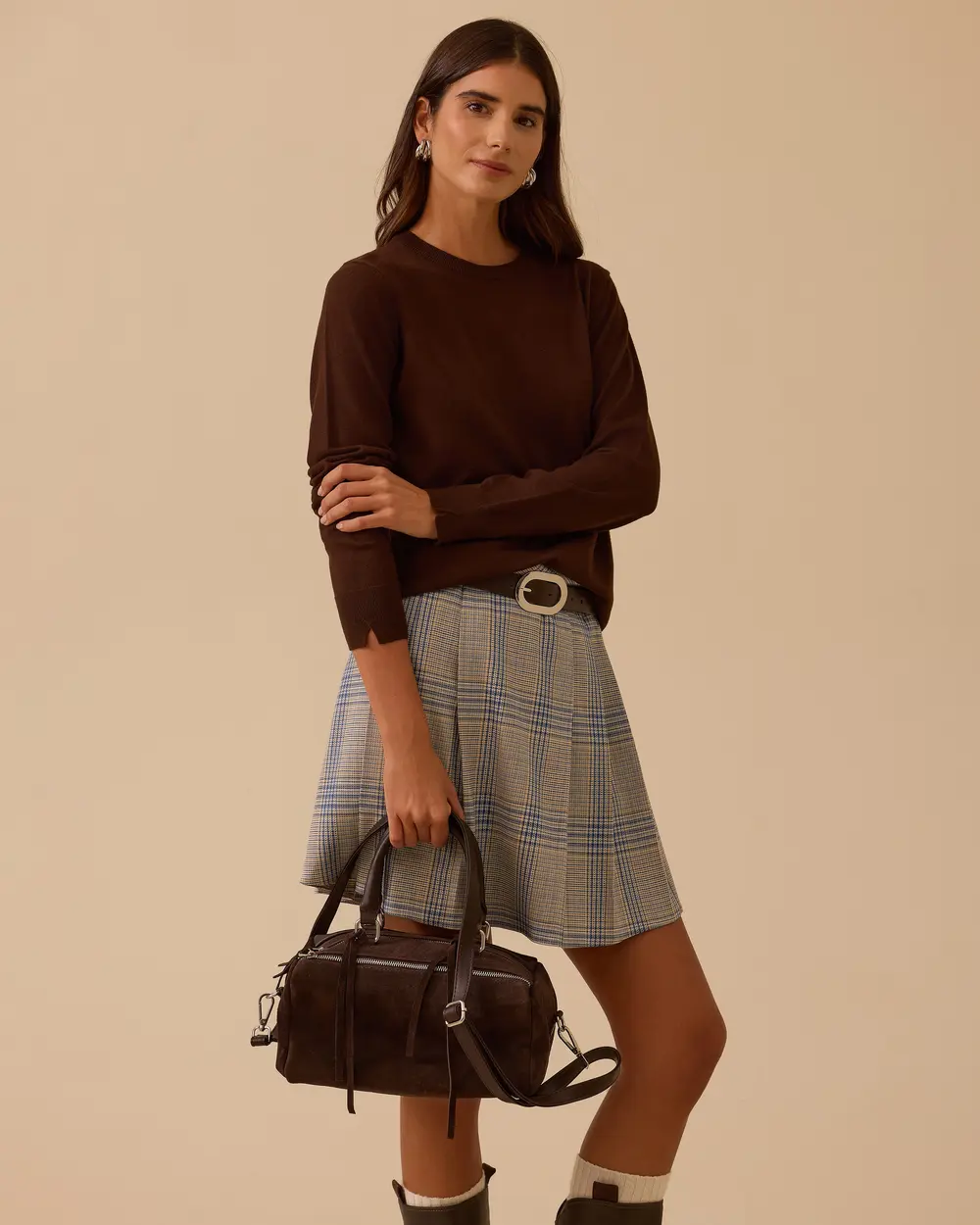 Sıfır Yaka Basic Triko Bluz