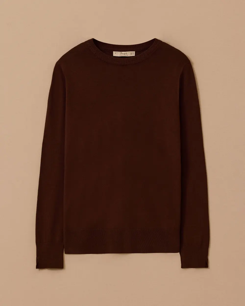 Zero Collar Basic Sweater Blouse