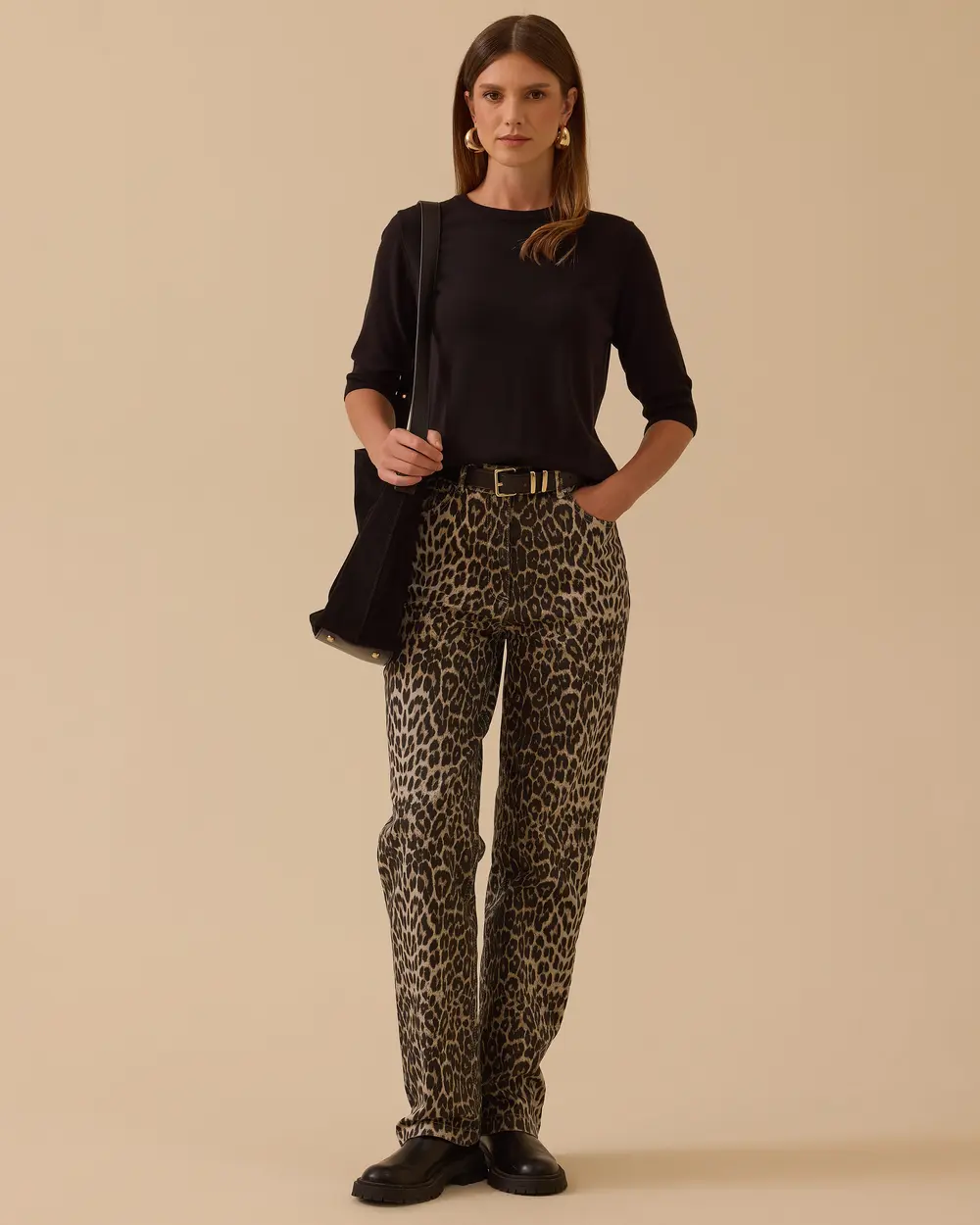 Short Sleeve Basic Sweater Blouse