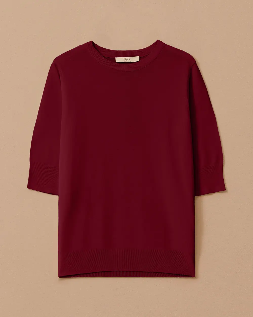 Kısa Kollu Basic Triko Bluz