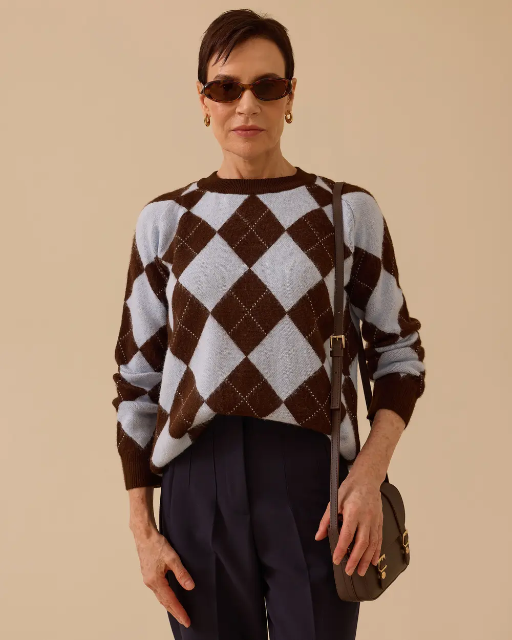 Geometric Patterned Sweater Sweater