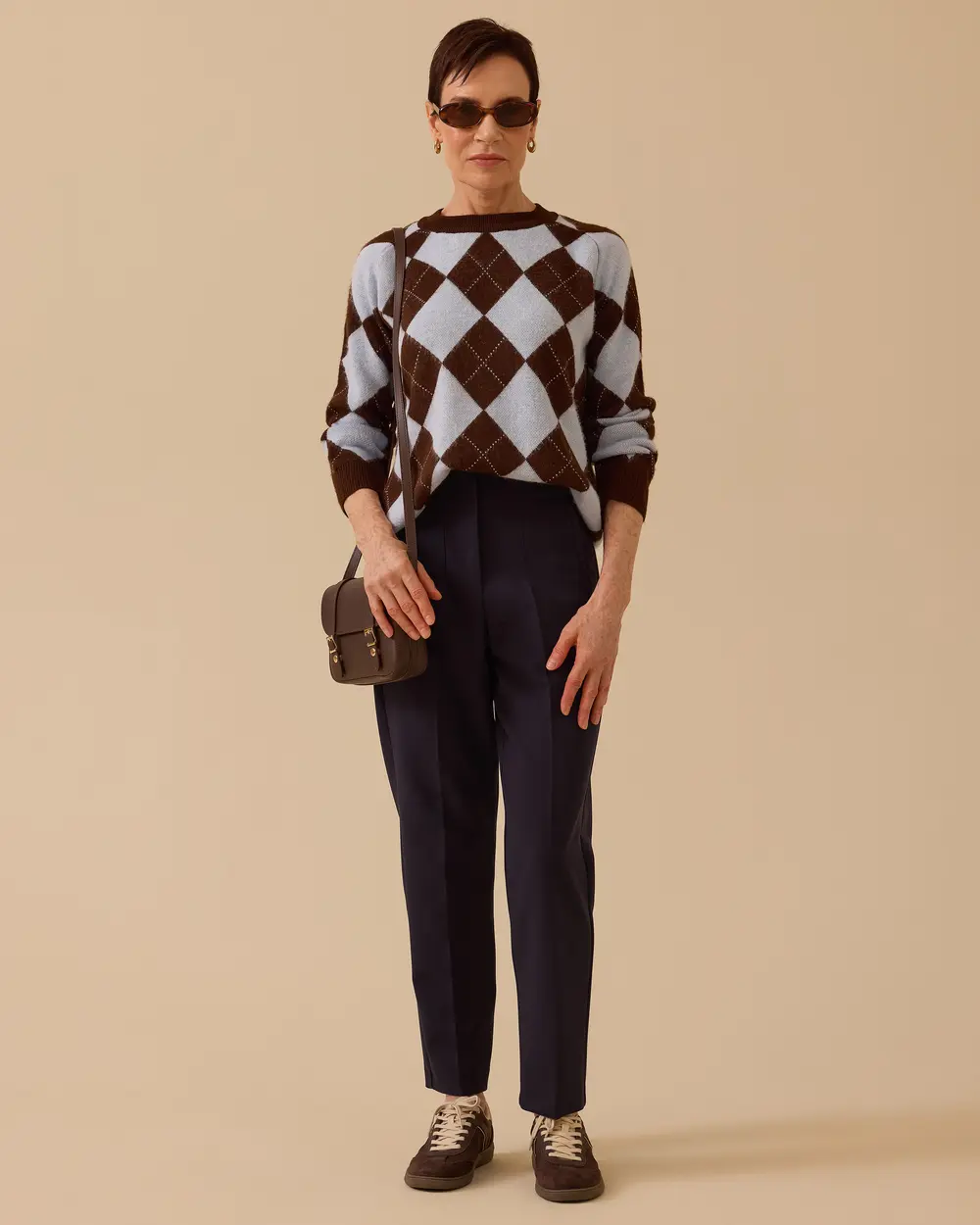 Geometric Patterned Sweater Sweater