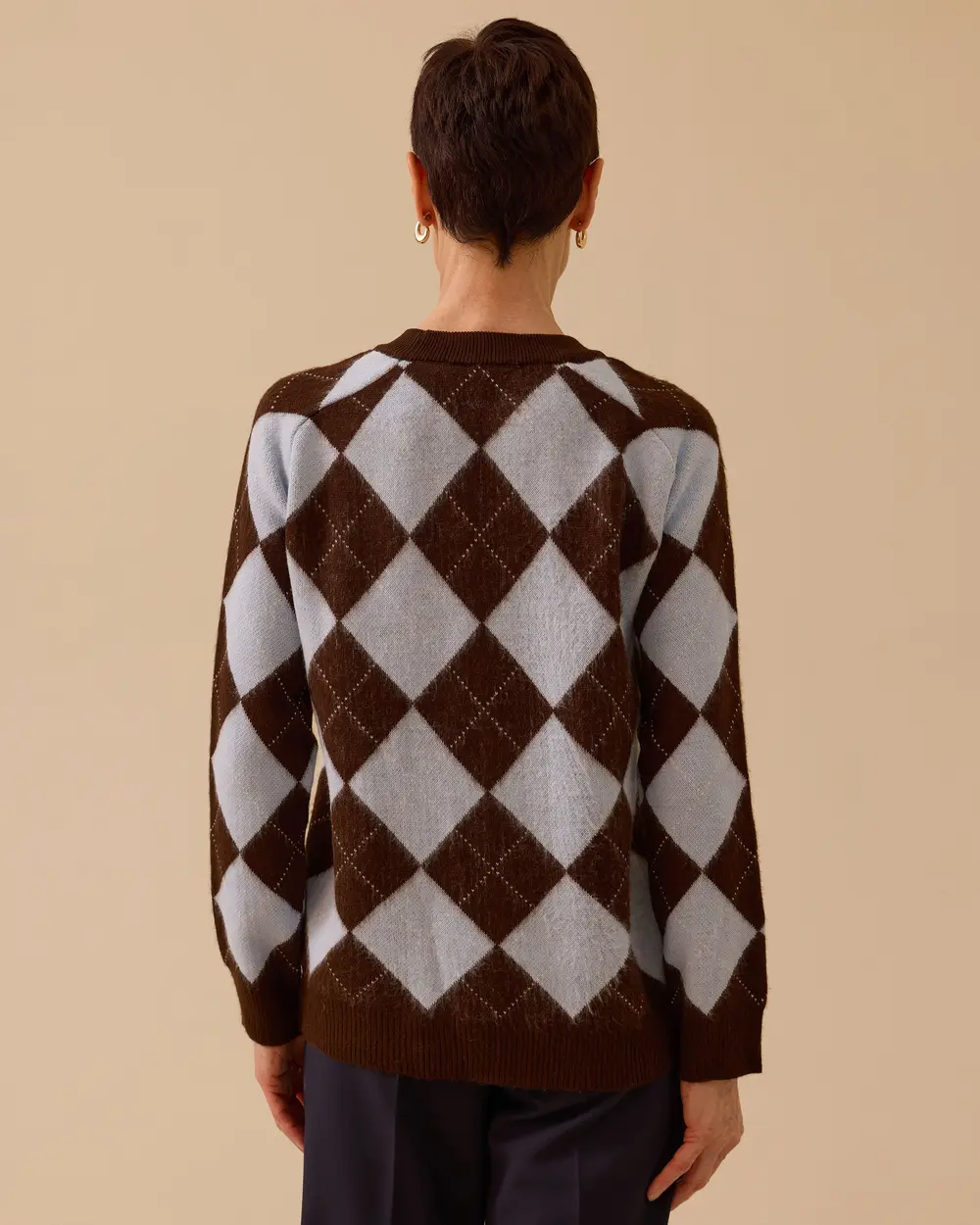 Geometric Patterned Sweater Sweater