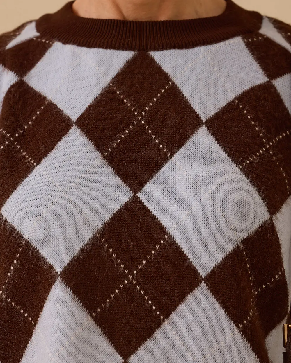 Geometric Patterned Sweater Sweater