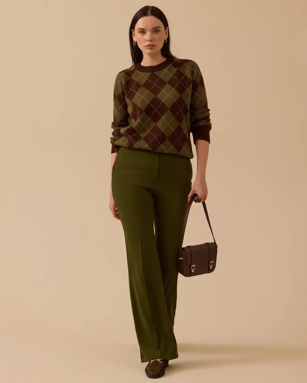 Geometric Patterned Sweater Sweater