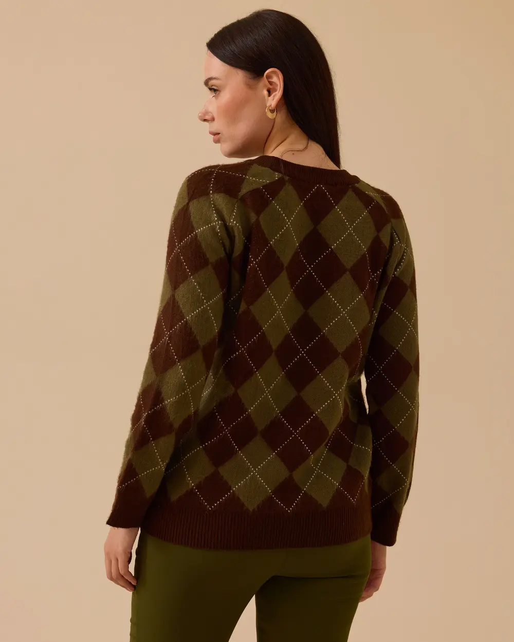 Geometric Patterned Sweater Sweater