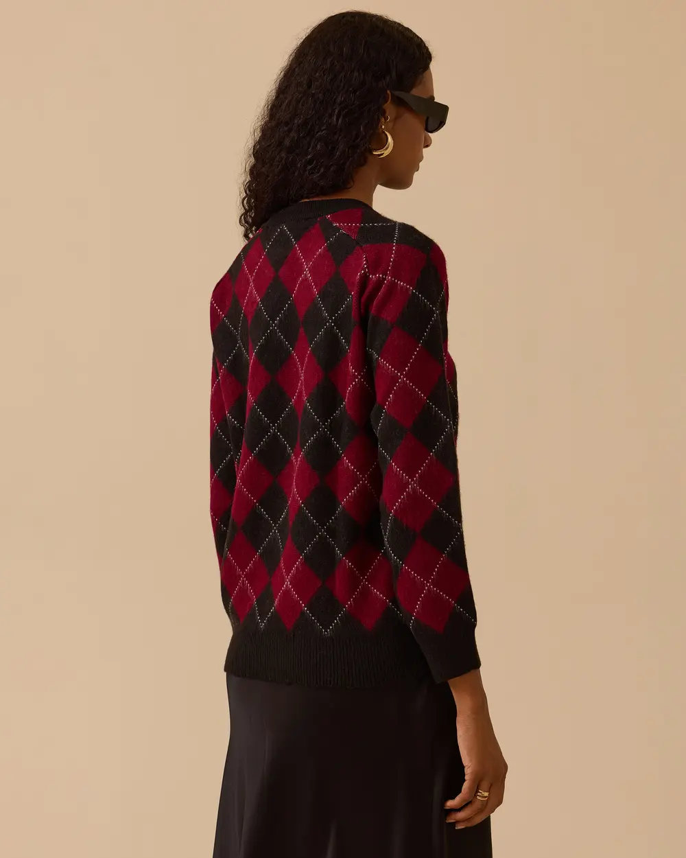 Geometric Patterned Sweater Sweater