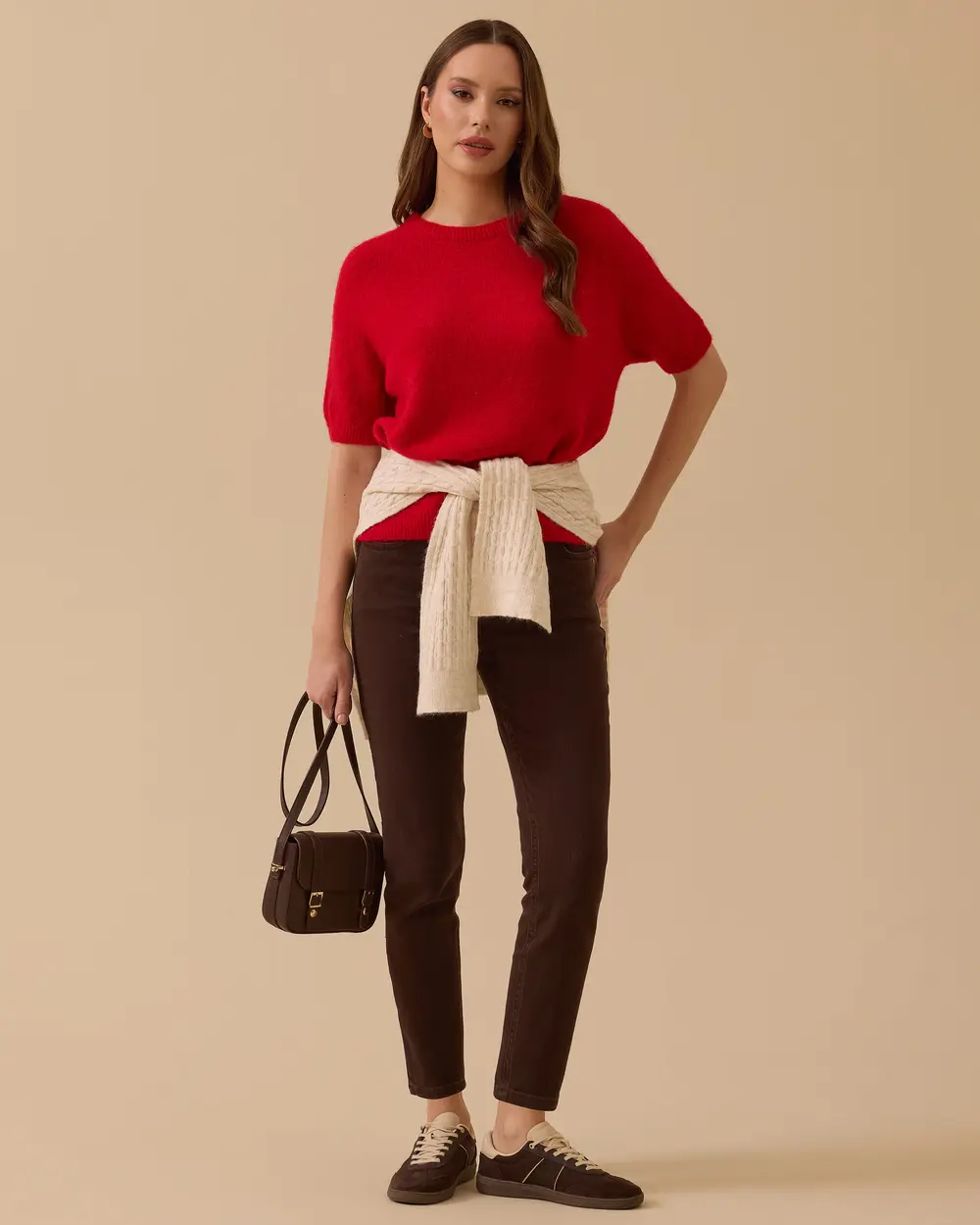 Kısa Kollu Triko Bluz